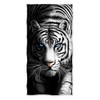 YISUMEI - Badetuch - weißer Tiger - 70 cm x