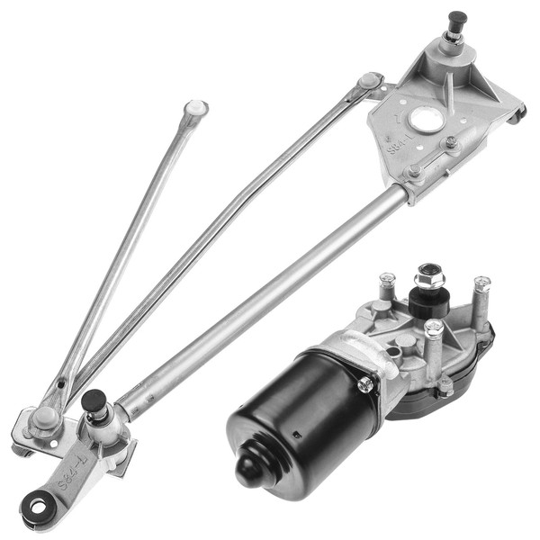 A-Premium Front Windshield Wiper Motor and Linkage Assembly Compatible with
