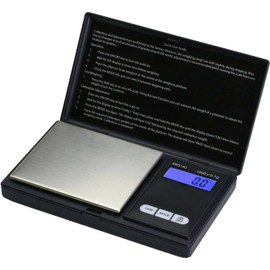 The Battery Connection Smart Weigh Scales SWS-1000 Digital Pocket Scale 1000g Capacity- Black