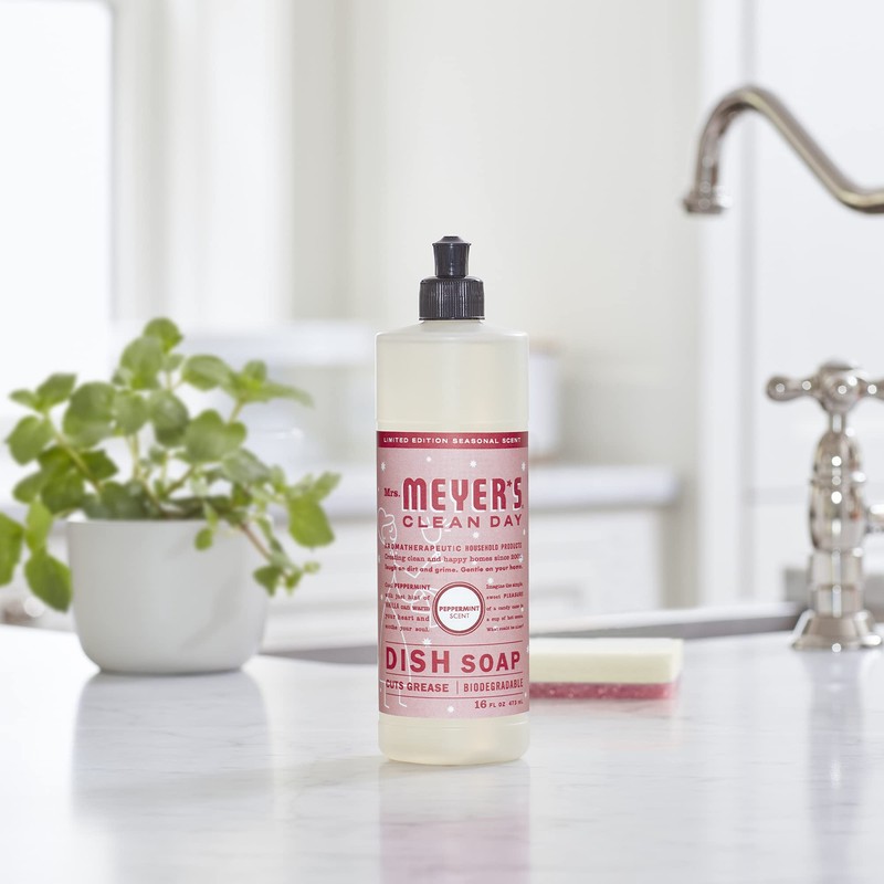 Mrs. Meyer's Clean Day Dish Soap, Cruelty Free and Biodegradable