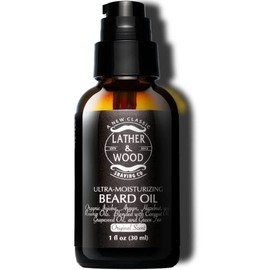 Ultra-Moisturizer Beard Oil For Men - Premium Blend - Spill-proof Pump - Original Scent is a Crisp Forest Ambience of Eucalyptus, Mint, and Lavender -