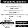 HOHXEN 3-Piece 30CM Flexible Socket Extension Bar Set, 1/4" Drive,