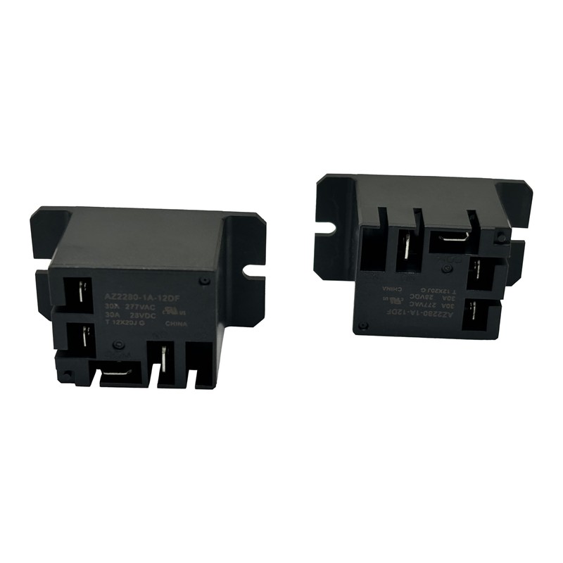 (Pack of 2) AZ2280-1A-12DF AZ2280-1A-12D 30A Mini Power Relay 12VDC