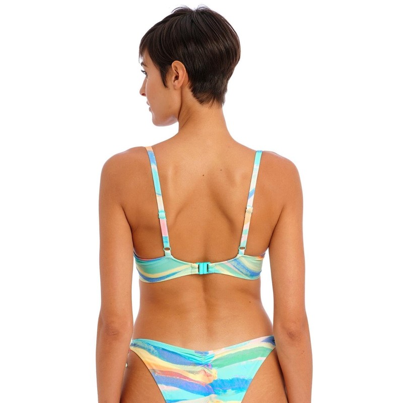 Freya Summer Reef Underwired Bikini Top Aqua Blue 34F