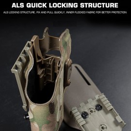 Tactical 6354DO Holster Drop Adapter,Compatible with Quick Release Holster Leg Belt X300/X300U Light