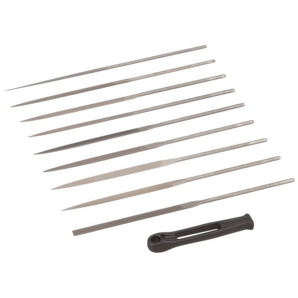 Bahco 2-471-16-1-0 6-1/4-Inch Second File Set, 9-Piece