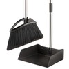 Yangbaga Long Handled Dust Pan and Broom Set for Home,Heavy