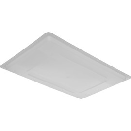 Carlisle 1064702 StorPlus Polyethylene "Lock-Tight" Lid, 26 x 18 x 1.28", White (Case of 6)