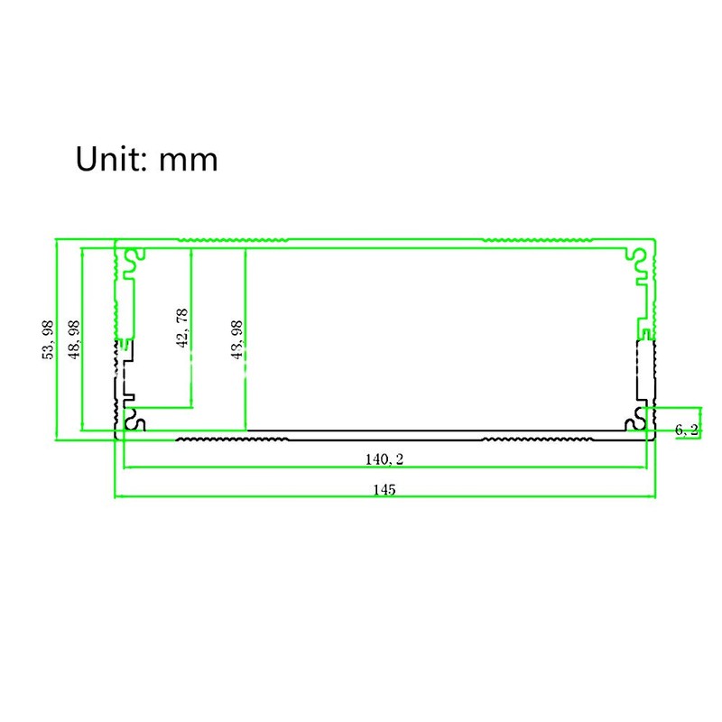 Aluminium Project Box Split Type DIY Electronic Housing Junction Box