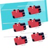 TEHAUX V-153-1c25 6pcs Micro Electric Travel Switches Waterproof Momentary Push