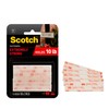 Scotch Extreme Interlocking Fasteners, 4 Strips, 1" x 3", Delivers