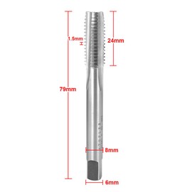 ATOPLEE Metric Thread Tap,M10 HSS 6542 Right Hand Thread Tap (M10x1.5)