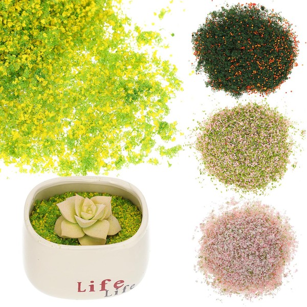 Lurrose 4 Pack Simulation Tree Powder Colourful Tree Powder Model