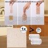 DAWOOWF Pack of 10 Natural Loofah Fibre Kitchen Cloths, Reusable