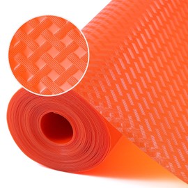 StaHom Fridge Liner Shelf Liners for Kitchen Cabinet Refrigerator Liners Waterproof & Oil-Proof Kitchen Cupboard Liner Non Adhesive Drawer Mats EVA Material for Shelves -Red 11.8 x 59 Inches