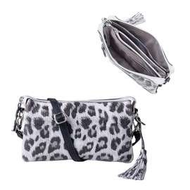 Imai Bag 99366 Women's Wallet, Shoulder, Wallet, Wallet, Genuine Leather, Large Capacity, Pochette, Cowhide Leather, Shoulder Bag, Wallet, Brand, Commute, Cross-body, Leather Pouch, Mother's Day, gray