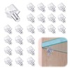 40 Pack 5mm Clear Shelf Support Pegs – Plastic Cabinet