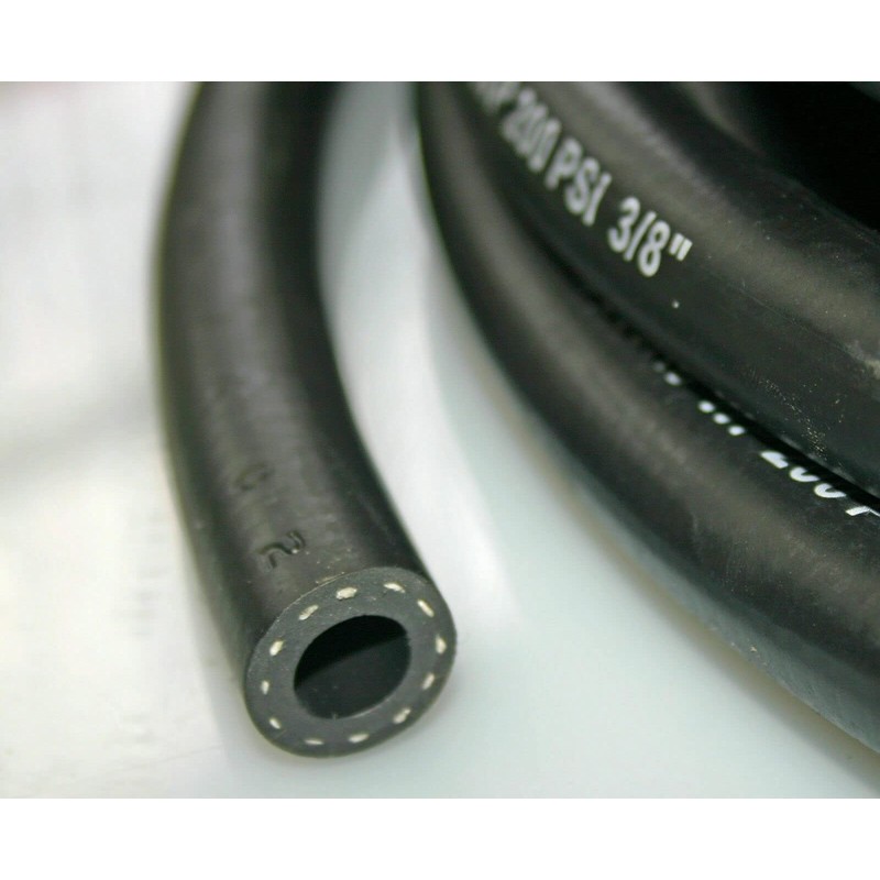 Reinforced Rubber Fuel Hose Pipe - 1 Metre Length -