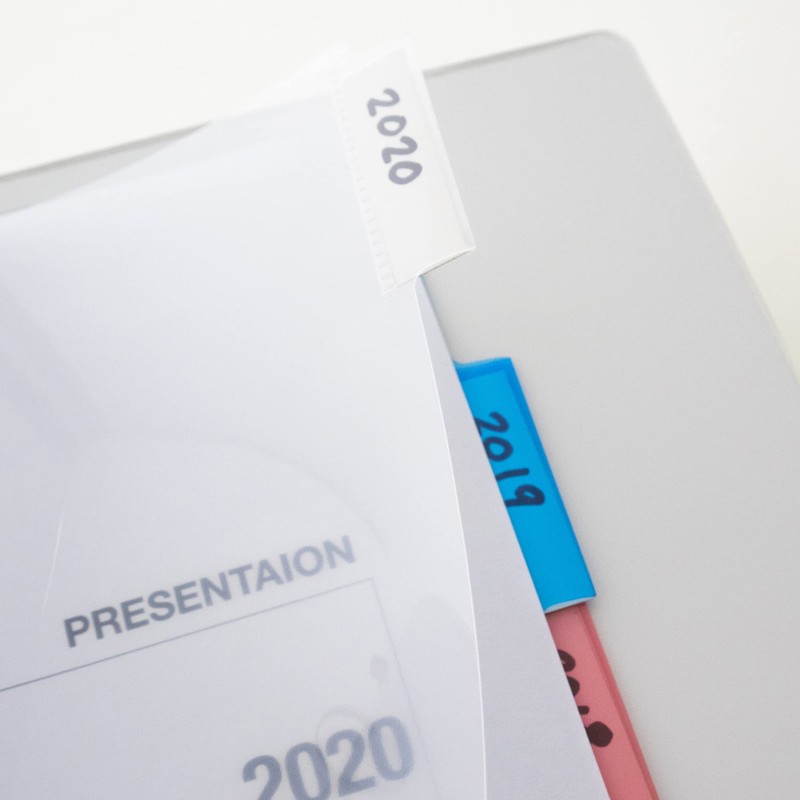 BAZIC Binder Dividers w/ 5 Insertable Color Tabs, 11 Hole