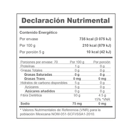 Inulina de Agave 100% Orgánica, Fibra Prebiótica, Preventy 350g