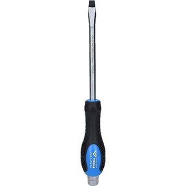 BRILLIANT TOOLS BT034805 Screwdriver Slotted with Impact Cap, 8.0 mm [Powered by KS Tools]