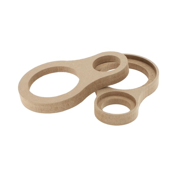 RATCHROLL 2 Pcs Universal Speaker Spacer Ring Adapter Dual Rings