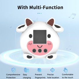 Case for Punirunes Interactive Digital Toy, NOUKAJU Silicone Protective Cover Drop-Proof, Scratch-Proof, Shock-Proof,Dust-Proof,Protective Skin Sleeve for Interactive Digital Toy(White)