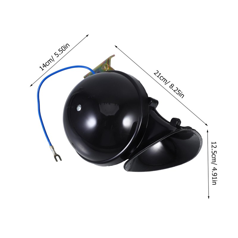 Mikinona Motorcycle Atv Electric Horn Round Speaker for Scooters Safety