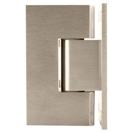 C.R. LAURENCE V1E337BN CRL Brushed Nickel Vienna 337 Series Adjustable Wall Mount Full Back Plate Hinge
