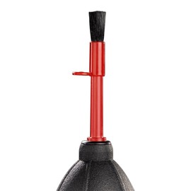 Hama 00005635 Dust Ex Brush Air Blower, Black/Red