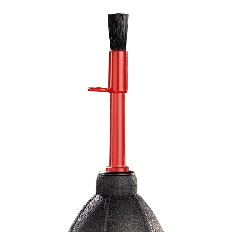 Hama 00005635 Dust Ex Brush Air Blower, Black/Red