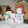 7FT Snowman Family Inflatable
