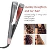 Hair Straightener Curler Professional Temperature Adjustable LCD Curling Iron for
