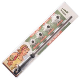 Wedgek HXB Ceramic Thick Sharpening Rod and Angle Guides, 11-Inch Shatter Resistant, Black 2000 Grit