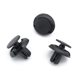 VVO Fasteners- Black Plastic Underbody Shields & Insulation Panel Fastener Clips for Mitsubishi L200, Colt, (Pack of 10)