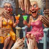 1000pcs Jigsaw Puzzle for Adults - Happy Grandma Puzzle, Paper