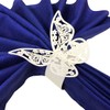Allydrew Laser Cut Butterflies Wedding Napkin Rings (Set of 50),