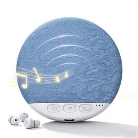 PIJJWY Pillow Speaker Per Dormire, Mini Cassa Bluetooth Portatile Bluetooth 5.4, Speaker Con Rumori Bianchi E Timer, Aiuto Per Addormentarsi, Stereo Bass Per Camera Da Letto, Hotel, Campeggio