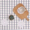 Phantomon Lace Round Crochet Doilies Handmade Coasters, 4-Inch, Pack of