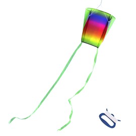 Rainbow Kite, Sky Kite, Lightweight and Durable, Easy to Assemble, Handle, 98.4 ft (30 m), Light Wind, Outdoor, Beach, Park, Leisure Event, Camping, Spring, Outdoor, Adults, Beginners, Good Flying