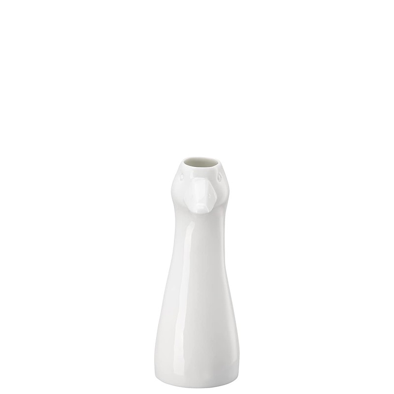 Hutschenreuther White Goose Vase 20 cm