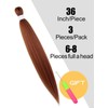KAVSORAPI Braiding Hair 36 Inch Pre Stretched Hair Long Straight