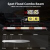 LASFIT 32 inch LED Light Bar, Single Row, Spot Flood