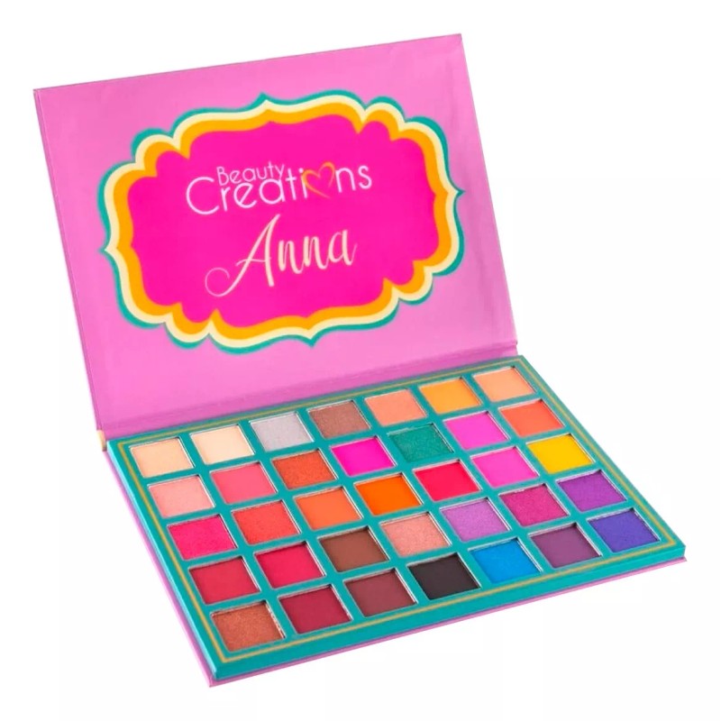 Beauty Creations Paleta De Sombras Anna Beauty Creations 35 Tonalidades