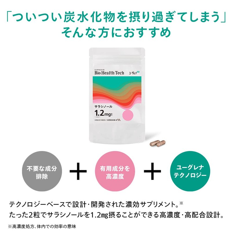 ユーグレナ バイオヘルステック サラシノール 1.2 ㎎ プレゼント ギフト