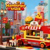 Friends Burger Truck Building Set, Creative Fast Food Truck Playset