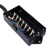 cciyu Heavy Duty 7 Way Plug Inline Trailer Cord for