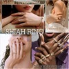 Inateannal Adjustable Open Rings Silver Open Wrap Finger Rings Adjustable