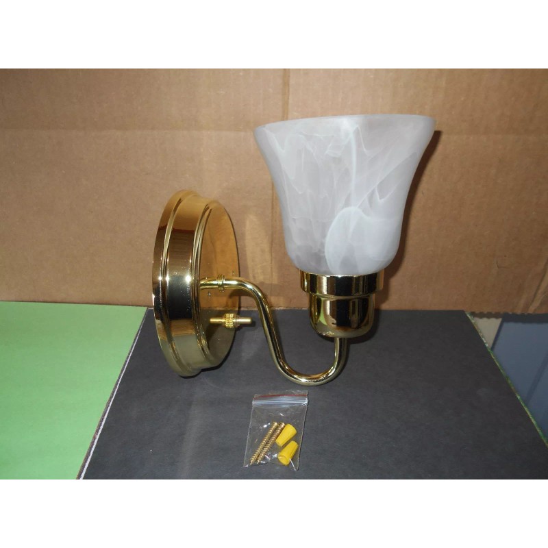 GUSTAFSON *12 VOLT ROUND DECORATIVE WALL MOUNT LIGHT RV #38300S-4250