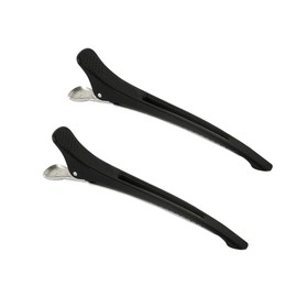 Hairpin Dakar Hair Clip Hair Clip Bangs Clip Salon Professional Haircut Arrangement Beauty Accessory Strong Clip (Black, Set of 2)